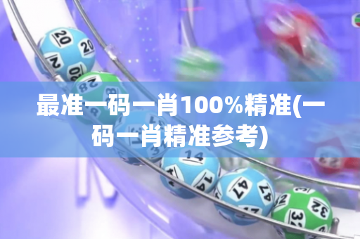 最准一码一肖100%精准(一码一肖精准参考)